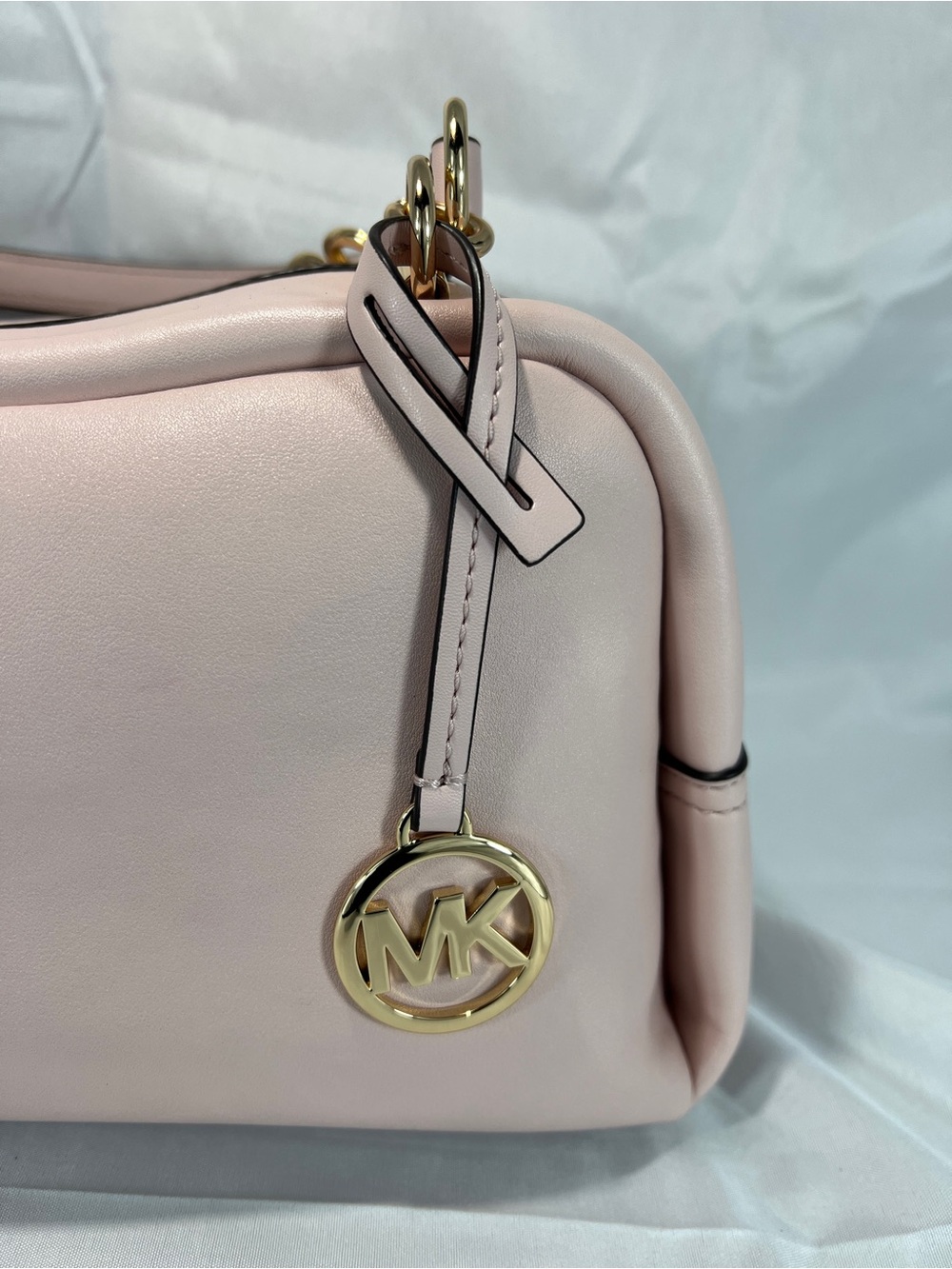 Michael Kors Cecily Soft Leather Shoulder Bag + Matching MK Wallet Pink Set - Picture 6 of 16